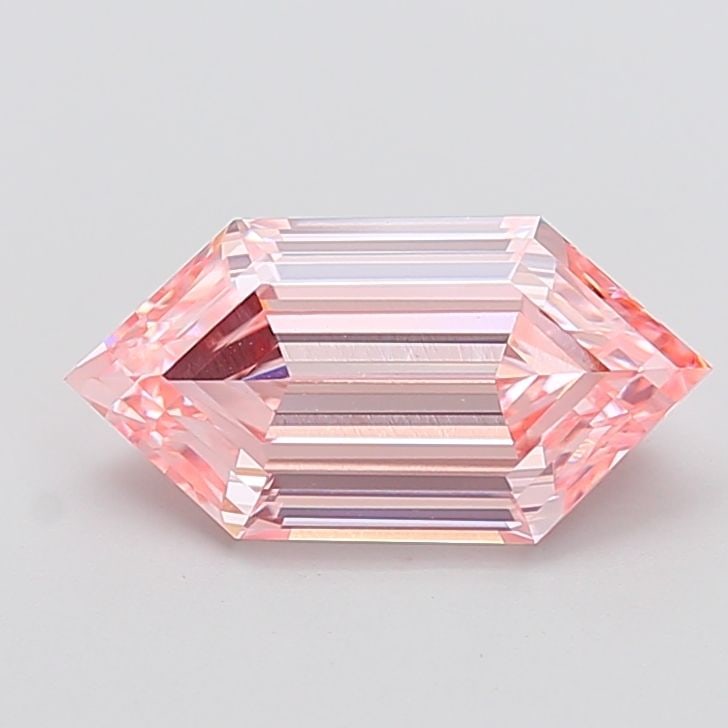 Loose Diamond - HEXAGONAL 3.0ct Fancy Vivid Pink VVS2: Loose Diamond - HEXAGONAL 3.0ct Fancy Vivid Pink VVS2 Source: This is a real non-mined Diamond that has been grown in a lab Shape: HEXAGONAL Carats: 3.0 Color: Fancy Vivid Pink Certification: IGI Vide
