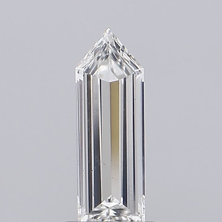 Loose Diamond - BULLET 0.78ct F VS1: Loose Diamond - BULLET 0.78ct F VS1 Source: This is a real non-mined Diamond that has been grown in a lab Shape: BULLET Carats: 0.78 Color: F Clarity: VS1 Certification: NONE Video: Video Link PLEASE