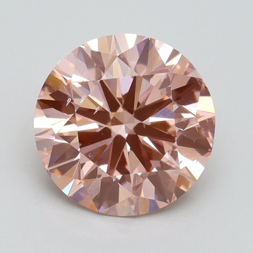 Ideal Loose Diamond - ROUND 2.3ct Fancy Intense Pink SI1: Ideal Loose Diamond - ROUND 2.3ct Fancy Intense Pink SI1 Source: This is a real non-mined Diamond that has been grown in a lab Shape: ROUND Carats: 2.3 Color: Fancy Intense Pink Certification: IGI Vid