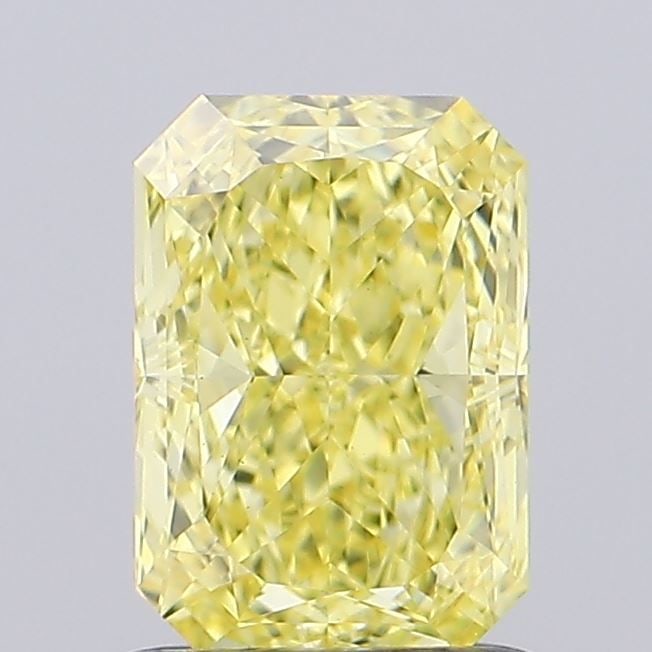 Loose Diamond - RADIANT 1.05ct Fancy Vivid Yellow VS1: Loose Diamond - RADIANT 1.05ct Fancy Vivid Yellow VS1 Source: This is a real non-mined Diamond that has been grown in a lab Shape: RADIANT Carats: 1.05 Color: Fancy Vivid Yellow Certification: IGI Vid