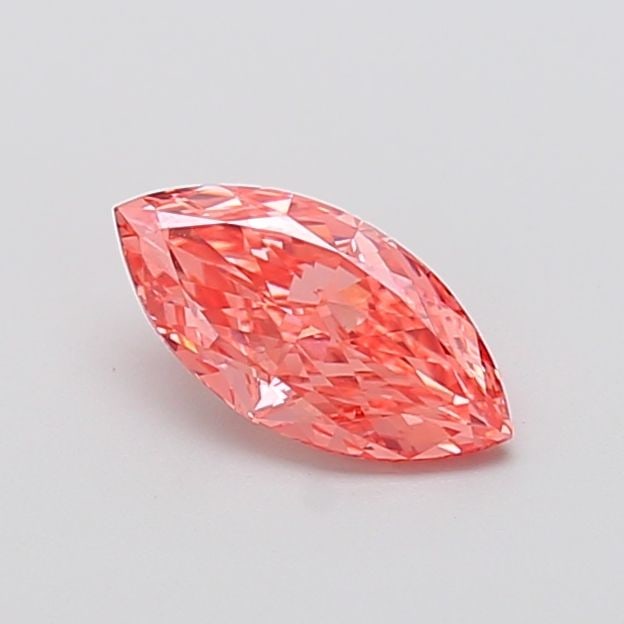Loose Diamond - MARQUISE 0.94ct Fancy Vivid Orangey Pink VVS2: Loose Diamond - MARQUISE 0.94ct Fancy Vivid Orangey Pink VVS2 Source: This is a real non-mined Diamond that has been grown in a lab Shape: MARQUISE Carats: 0.94 Color: Fancy Vivid Orangey Pink Certifi