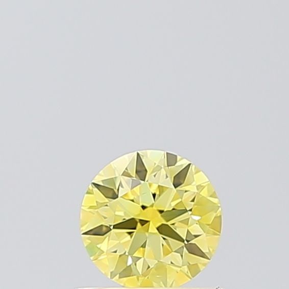Loose Diamond - ROUND 0.46ct Fancy Yellow VS2: Loose Diamond - ROUND 0.46ct Fancy Yellow VS2 Source: This is a real non-mined Diamond that has been grown in a lab Shape: ROUND Carats: 0.46 Color: Fancy Yellow Certification: IGI Video: