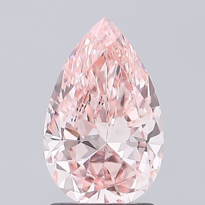 Loose Diamond - PEAR 1.56ct Fancy Vivid Pink VS1: Loose Diamond - PEAR 1.56ct Fancy Vivid Pink VS1 Source: This is a real non-mined Diamond that has been grown in a lab Shape: PEAR Carats: 1.56 Color: Fancy Vivid Pink Certification: IGI Video: Video
