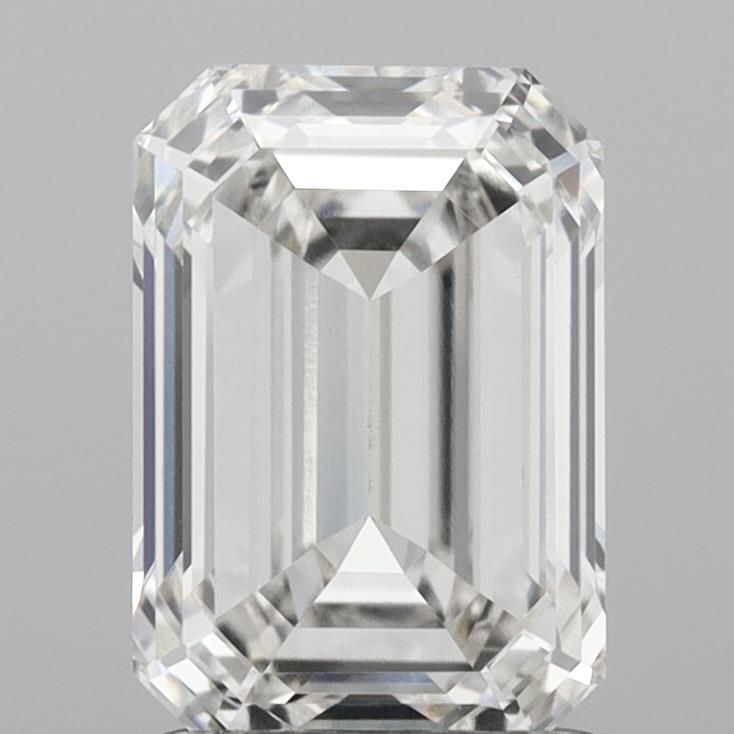 Loose Diamond - EMERALD 1.73ct G VVS2: Loose Diamond - EMERALD 1.73ct G VVS2 Source: This is a real non-mined Diamond that has been grown in a lab Shape: EMERALD Carats: 1.73 Color: G Clarity: VVS2 Certification: IGI Video: