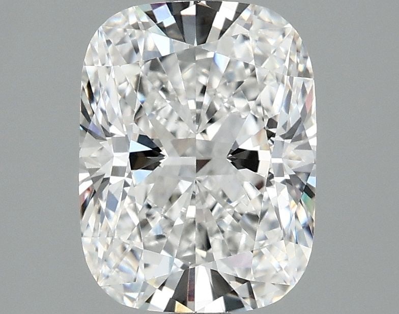 Loose Diamond - CUSHION MODIFIED 2.41ct D VVS2: Loose Diamond - CUSHION MODIFIED 2.41ct D VVS2 Source: This is a real non-mined Diamond that has been grown in a lab Shape: CUSHION MODIFIED Carats: 2.41 Color: D Clarity: VVS2 Certification: IGI Vide