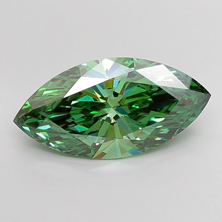 Loose Diamond - MARQUISE 5.54ct Fancy Vivid Green VVS2 (1 of 1)