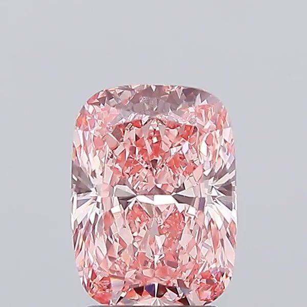 Loose Diamond - CUSHION MODIFIED 3.06ct Fancy Vivid Pink VS1: Loose Diamond - CUSHION MODIFIED 3.06ct Fancy Vivid Pink VS1 Source: This is a real non-mined Diamond that has been grown in a lab Shape: CUSHION MODIFIED Carats: 3.06 Color: Fancy Vivid Pink Certific