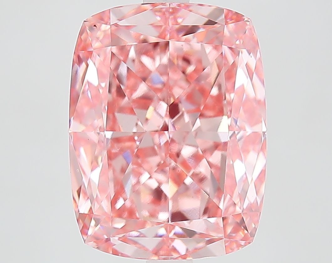 Loose Diamond - CUSHION MODIFIED 7.01ct Fancy Vivid Pink VVS2: Loose Diamond - CUSHION MODIFIED 7.01ct Fancy Vivid Pink VVS2 Source: This is a real non-mined Diamond that has been grown in a lab Shape: CUSHION MODIFIED Carats: 7.01 Color: Fancy Vivid Pink