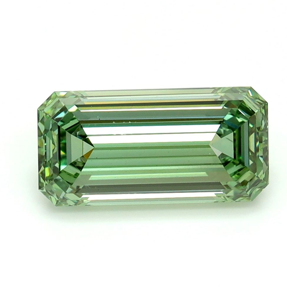 Loose Diamond - EMERALD 2.05ct Fancy Vivid Green VS1 (1 of 1)
