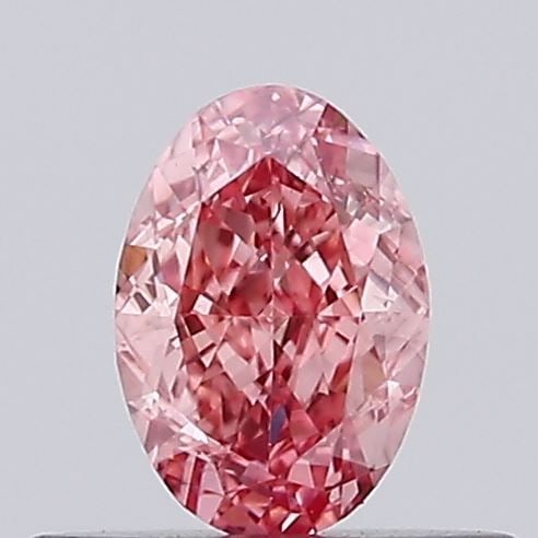 Loose Diamond - OVAL 0.42ct Fancy Vivid Pink VS2: Loose Diamond - OVAL 0.42ct Fancy Vivid Pink VS2 Source: This is a real non-mined Diamond that has been grown in a lab Shape: OVAL Carats: 0.42 Color: Fancy Vivid Pink Certification: NONE Video: