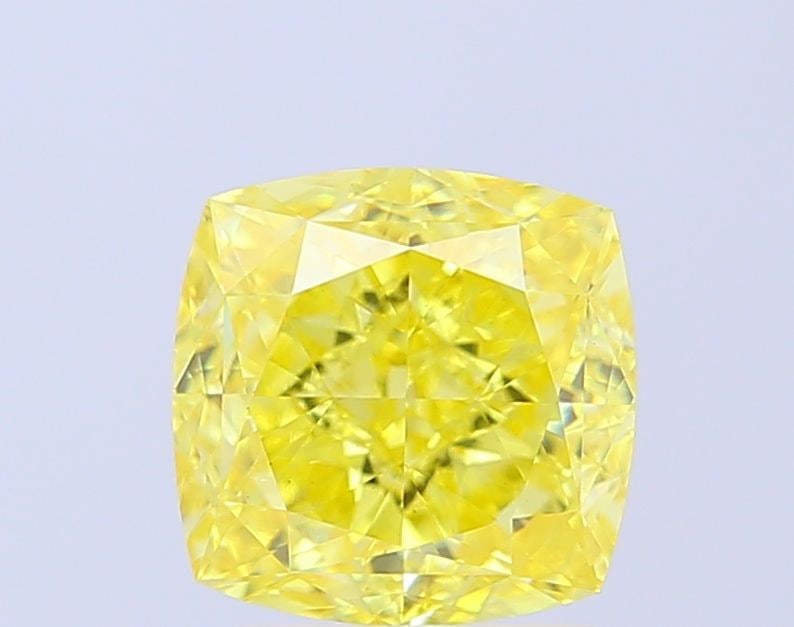 Loose Diamond - CUSHION MODIFIED 3.59ct Fancy Vivid Yellow VS1: Loose Diamond - CUSHION MODIFIED 3.59ct Fancy Vivid Yellow VS1 Source: This is a real non-mined Diamond that has been grown in a lab Shape: CUSHION MODIFIED Carats: 3.59 Color: Fancy Vivid Yellow Cert