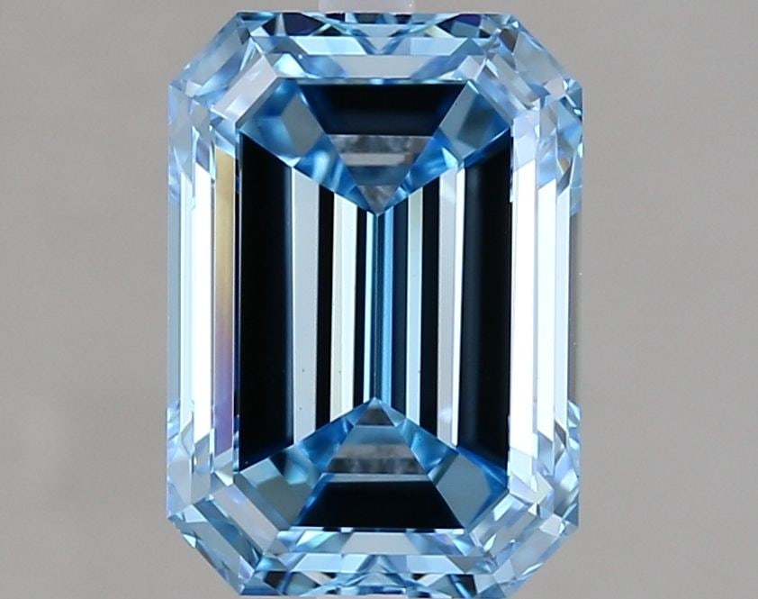 Loose Diamond - EMERALD 2.0ct Fancy Vivid Blue VS1 (1 of 1)