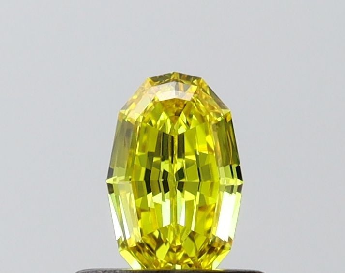 Loose Diamond - OVAL 0.5ct Fancy Vivid Yellow VVS1: Loose Diamond - OVAL 0.5ct Fancy Vivid Yellow VVS1 Source: This is a real non-mined Diamond that has been grown in a lab Shape: OVAL Carats: 0.5 Color: Fancy Vivid Yellow Certification: IGI Video: