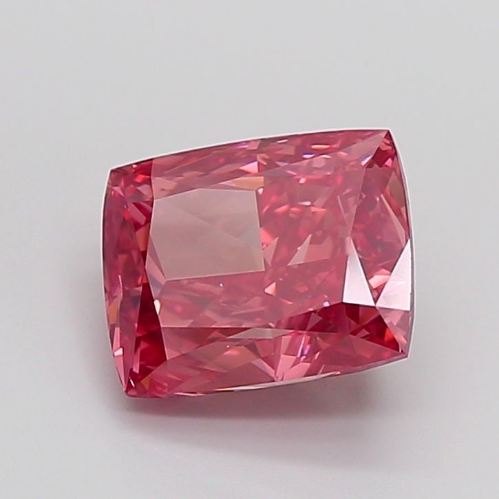 Loose Diamond - CUSHION BRILLIANT 5.35ct Fancy Vivid Pink VS1 (1 of 1)