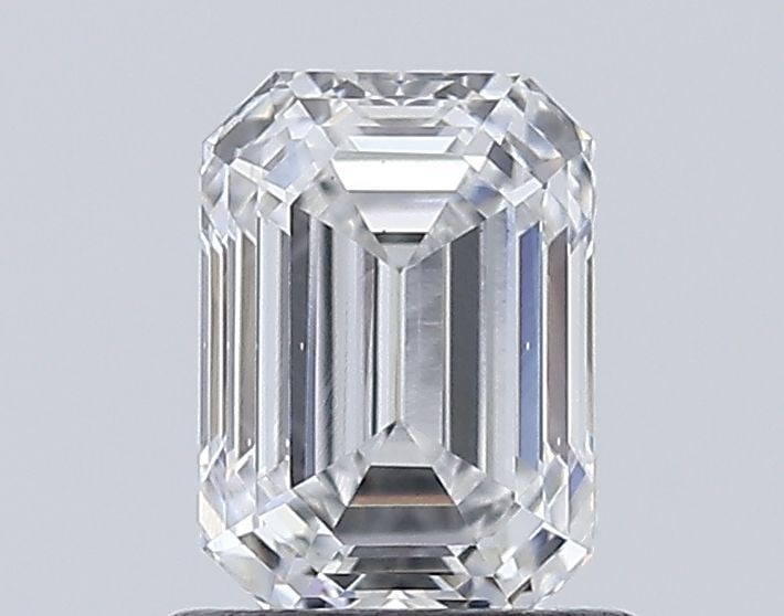 Loose Diamond - EMERALD 1.03ct F VS1: Loose Diamond - EMERALD 1.03ct F VS1 Source: This is a real non-mined Diamond that has been grown in a lab Shape: EMERALD Carats: 1.03 Color: F Clarity: VS1 Certification: NONE Video: Video Link