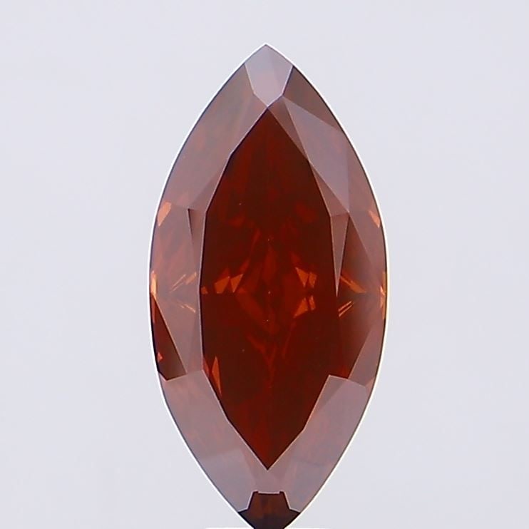 Loose Diamond - MARQUISE 10.04ct Fancy Vivid Orangey Brown VS1 (1 of 1)