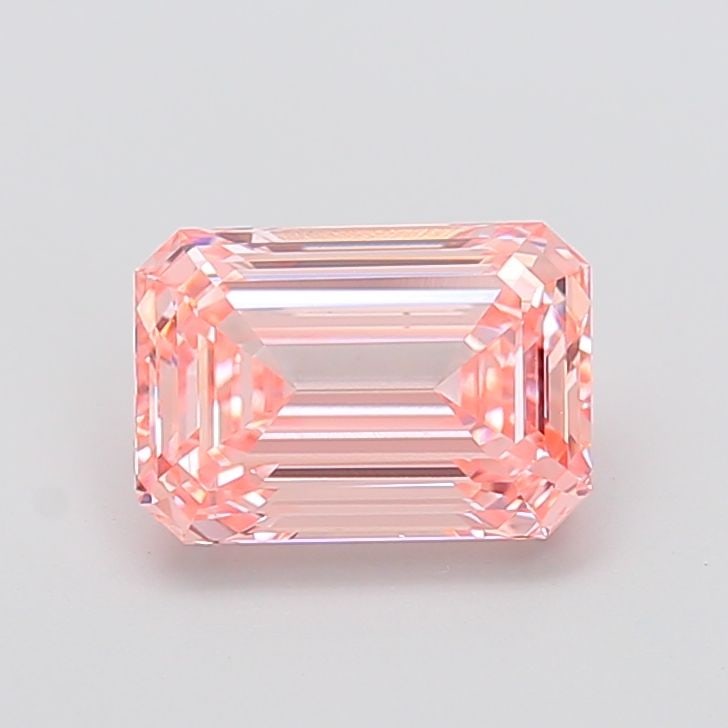 Loose Diamond - EMERALD 2.82ct Fancy Intense Pink VVS2: Loose Diamond - EMERALD 2.82ct Fancy Intense Pink VVS2 Source: This is a real non-mined Diamond that has been grown in a lab Shape: EMERALD Carats: 2.82 Color: Fancy Intense Pink Certification: IGI Vi