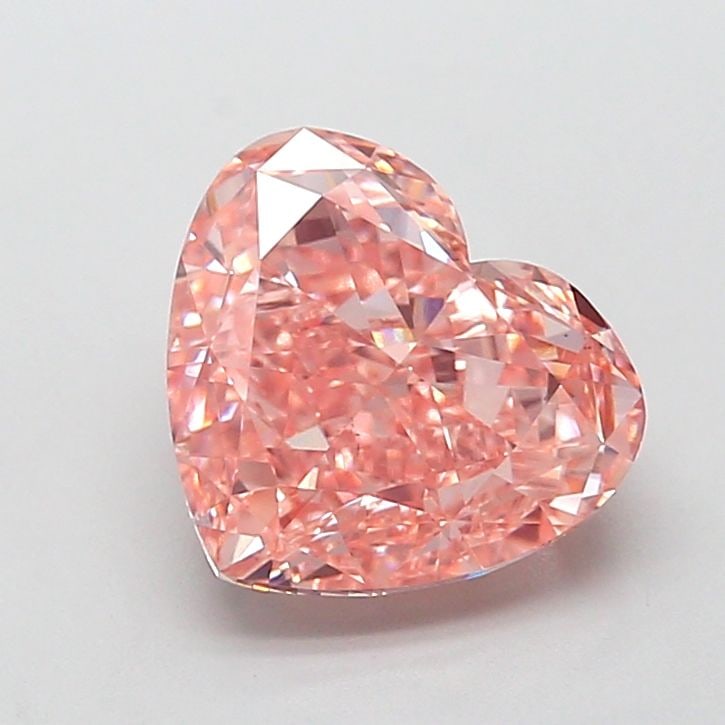 Loose Diamond - HEART 3.02ct Fancy Intense Pink VS1: Loose Diamond - HEART 3.02ct Fancy Intense Pink VS1 Source: This is a real non-mined Diamond that has been grown in a lab Shape: HEART Carats: 3.02 Color: Fancy Intense Pink Certification: IGI PLEASE 