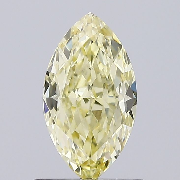 Loose Diamond - MARQUISE 1.03ct Fancy Yellow VS1: Loose Diamond - MARQUISE 1.03ct Fancy Yellow VS1 Source: This is a real non-mined Diamond that has been grown in a lab Shape: MARQUISE Carats: 1.03 Color: Fancy Yellow Certification: IGI Video: