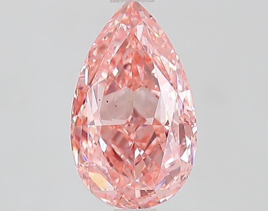 Loose Diamond - PEAR 2.01ct Fancy Vivid Pink VS2: Loose Diamond - PEAR 2.01ct Fancy Vivid Pink VS2 Source: This is a real non-mined Diamond that has been grown in a lab Shape: PEAR Carats: 2.01 Color: Fancy Vivid Pink Certification: IGI Video: