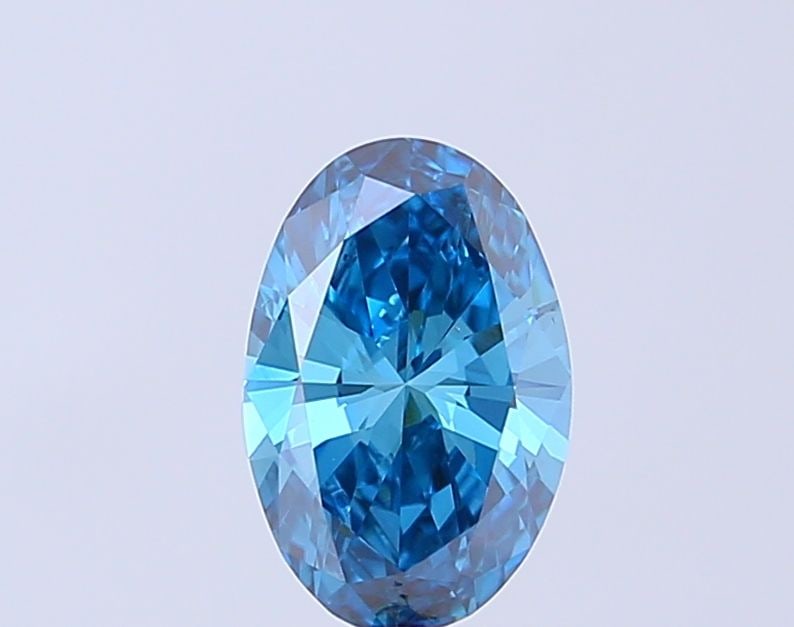 Loose Diamond - OVAL 1.15ct Fancy Vivid Blue VS1: Loose Diamond - OVAL 1.15ct Fancy Vivid Blue VS1 Source: This is a real non-mined Diamond that has been grown in a lab Shape: OVAL Carats: 1.15 Color: Fancy Vivid Blue Certification: IGI Video: