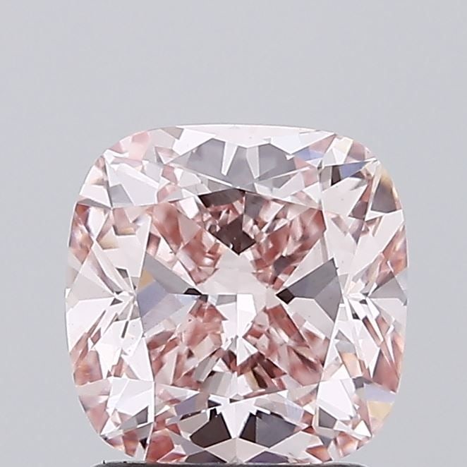 Loose Diamond - CUSHION MODIFIED 1.52ct Fancy Intense Pink VVS2: Loose Diamond - CUSHION MODIFIED 1.52ct Fancy Intense Pink VVS2 Source: This is a real non-mined Diamond that has been grown in a lab Shape: CUSHION MODIFIED Carats: 1.52 Color: Fancy Intense Pink Cer