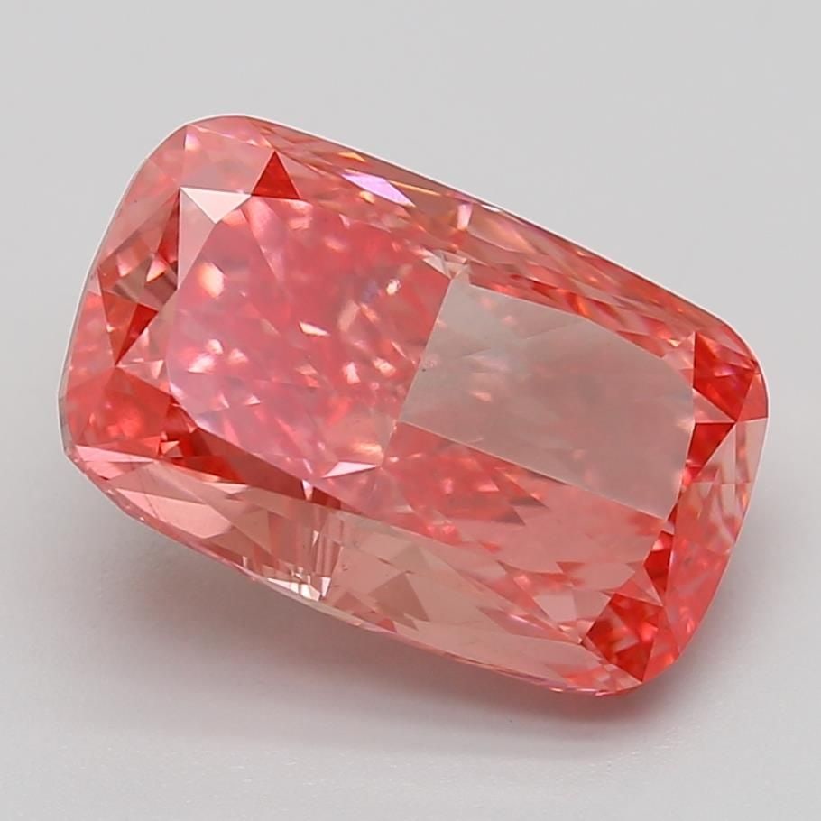 Loose Diamond - CUSHION MODIFIED 4.61ct Fancy Vivid Pink VS2: Loose Diamond - CUSHION MODIFIED 4.61ct Fancy Vivid Pink VS2 Source: This is a real non-mined Diamond that has been grown in a lab Shape: CUSHION MODIFIED Carats: 4.61 Color: Fancy Vivid Pink