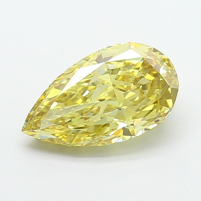 Loose Diamond - PEAR 2.51ct Fancy Intense Yellow VS2: Loose Diamond - PEAR 2.51ct Fancy Intense Yellow VS2 Source: This is a real non-mined Diamond that has been grown in a lab Shape: PEAR Carats: 2.51 Color: Fancy Intense Yellow Certification: IGI