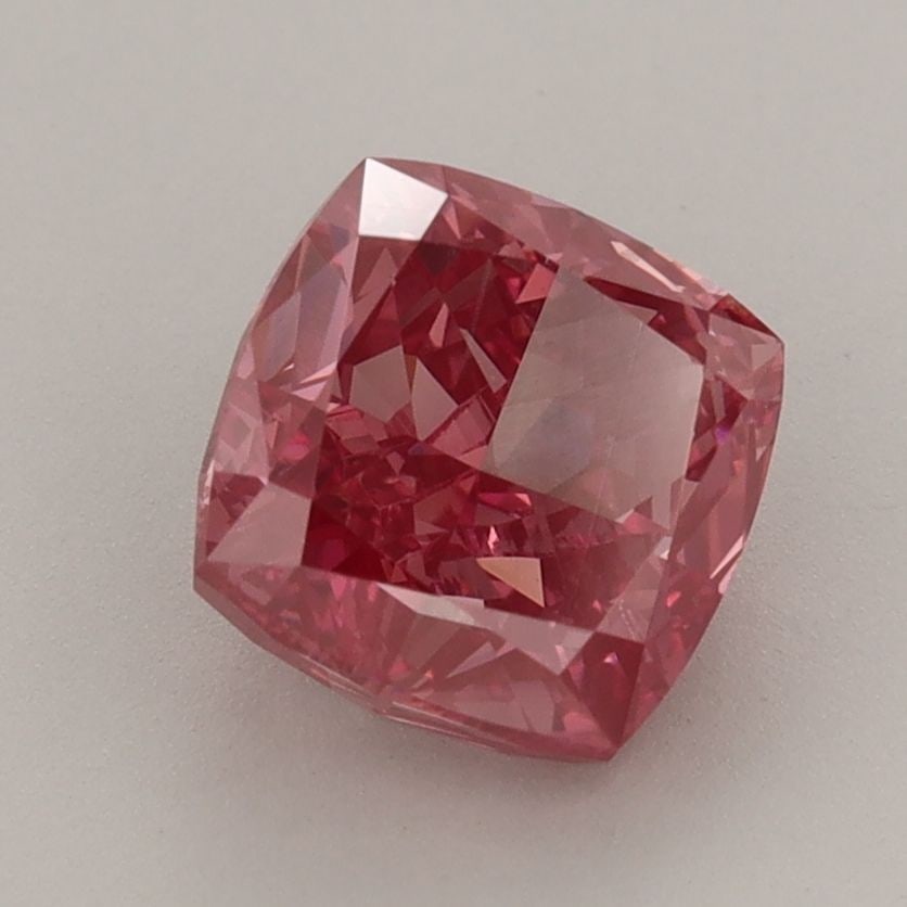 Loose Diamond - CUSHION MODIFIED 2.11ct Fancy Vivid Pink VS1: Loose Diamond - CUSHION MODIFIED 2.11ct Fancy Vivid Pink VS1 Source: This is a real non-mined Diamond that has been grown in a lab Shape: CUSHION MODIFIED Carats: 2.11 Color: Fancy Vivid Pink Certific