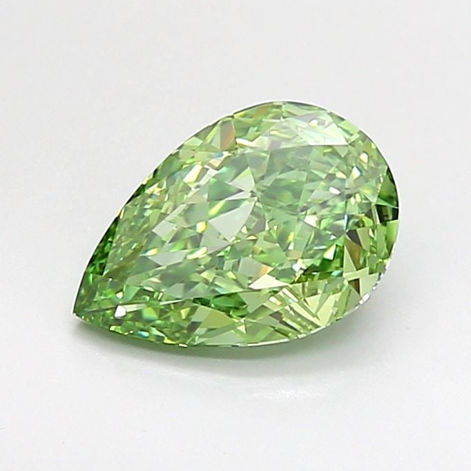 Loose Diamond - PEAR 1.65ct Fancy Vivid Green VVS2: Loose Diamond - PEAR 1.65ct Fancy Vivid Green VVS2 Source: This is a real non-mined Diamond that has been grown in a lab Shape: PEAR Carats: 1.65 Color: Fancy Vivid Green Certification: IGI Video: