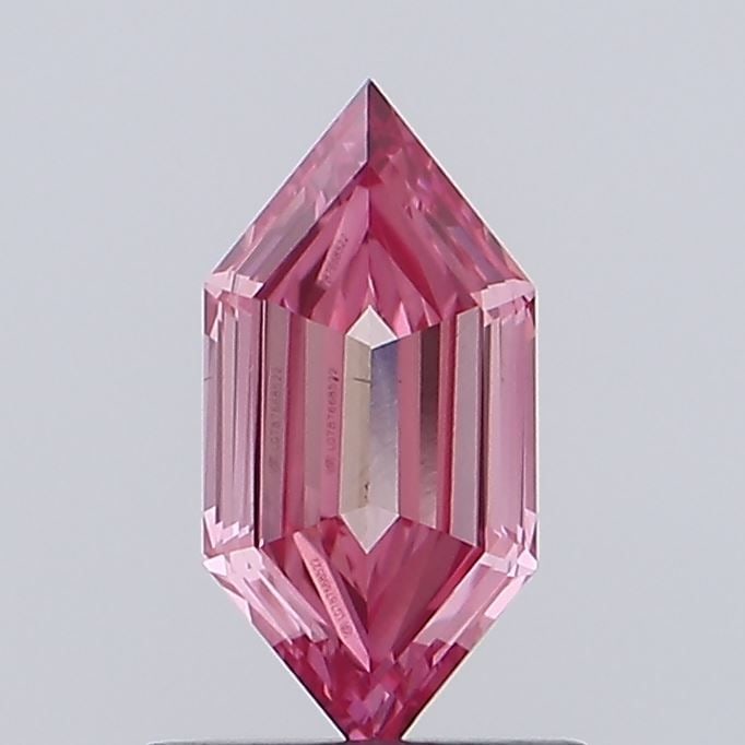 Loose Diamond - HEXAGONAL 0.8ct Fancy Vivid Pink VS1: Loose Diamond - HEXAGONAL 0.8ct Fancy Vivid Pink VS1 Source: This is a real non-mined Diamond that has been grown in a lab Shape: HEXAGONAL Carats: 0.8 Color: Fancy Vivid Pink Certification: IGI Video