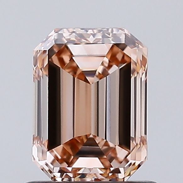 Loose Diamond - EMERALD 0.94ct Fancy Light Brown VVS2: Loose Diamond - EMERALD 0.94ct Fancy Light Brown VVS2 Source: This is a real non-mined Diamond that has been grown in a lab Shape: EMERALD Carats: 0.94 Color: Fancy Light Brown Certification: IGI Vide