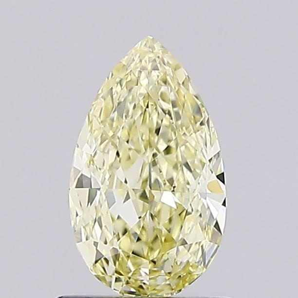 Loose Diamond - PEAR 1.1ct Fancy Light Yellow VS1: Loose Diamond - PEAR 1.1ct Fancy Light Yellow VS1 Source: This is a real non-mined Diamond that has been grown in a lab Shape: PEAR Carats: 1.1 Color: Fancy Light Yellow Certification: IGI Video: