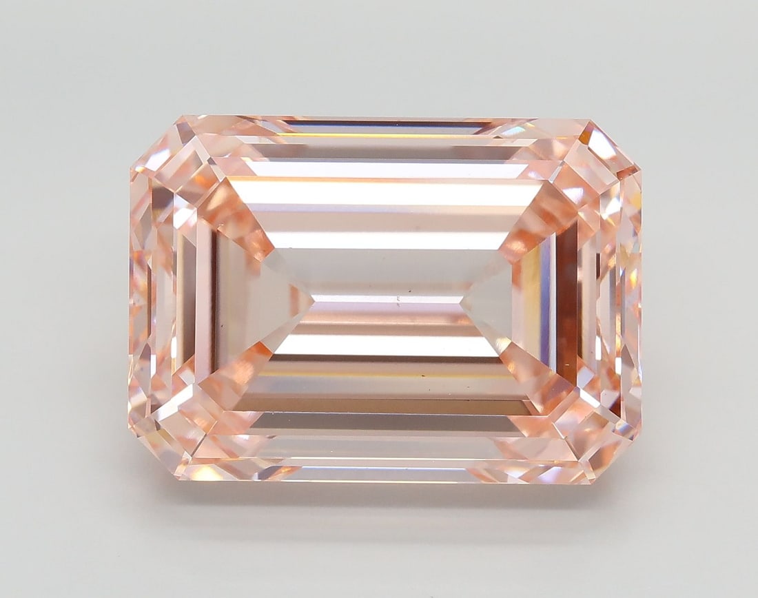 Loose Diamond - EMERALD 11.01ct Fancy Intense Pink VS1: Loose Diamond - EMERALD 11.01ct Fancy Intense Pink VS1 Source: This is a real non-mined Diamond that has been grown in a lab Shape: EMERALD Carats: 11.01 Color: Fancy Intense Pink Certification: IGI V