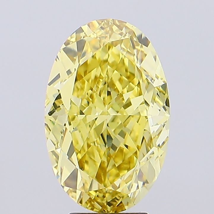 Loose Diamond - OVAL 8.07ct Fancy Vivid Yellow VS1: Loose Diamond - OVAL 8.07ct Fancy Vivid Yellow VS1 Source: This is a real non-mined Diamond that has been grown in a lab Shape: OVAL Carats: 8.07 Color: Fancy Vivid Yellow Certification: NONE Video: