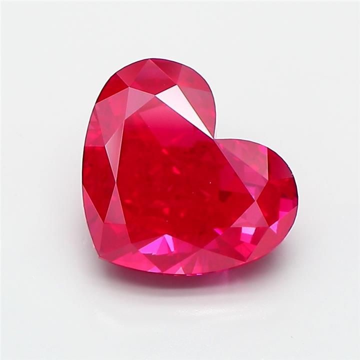 Loose Diamond - HEART 3.04ct Fancy Vivid Pink VS1: Loose Diamond - HEART 3.04ct Fancy Vivid Pink VS1 Source: This is a real non-mined Diamond that has been grown in a lab Shape: HEART Carats: 3.04 Color: Fancy Vivid Pink Certification: IGI Video: