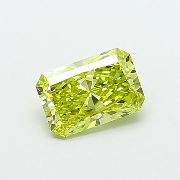 Loose Diamond - RADIANT 2.01ct Fancy Intense Greenish Yellow VS2: Loose Diamond - RADIANT 2.01ct Fancy Intense Greenish Yellow VS2 Source: This is a real non-mined Diamond that has been grown in a lab Shape: RADIANT Carats: 2.01 Color: Fancy Intense Greenish Yellow 