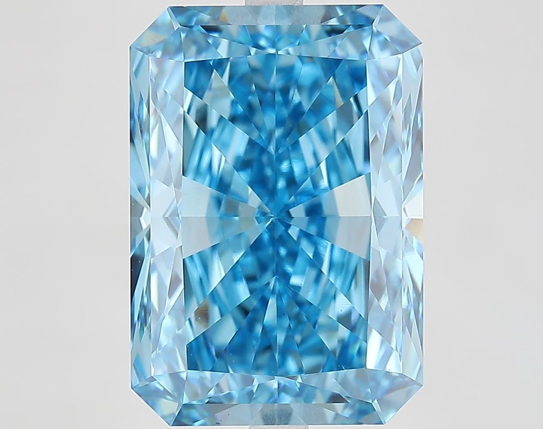 Loose Diamond - RADIANT 10.0ct Fancy Vivid Blue VVS2 (1 of 1)