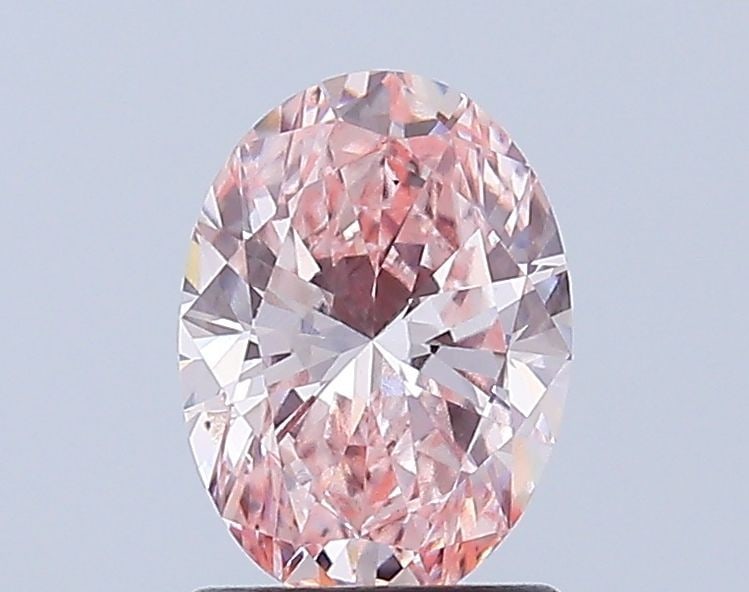 Loose Diamond - OVAL 1.16ct Fancy Light Pinkish Pink VS2: Loose Diamond - OVAL 1.16ct Fancy Light Pinkish Pink VS2 Source: This is a real non-mined Diamond that has been grown in a lab Shape: OVAL Carats: 1.16 Color: Fancy Light Pinkish Pink Certification: N