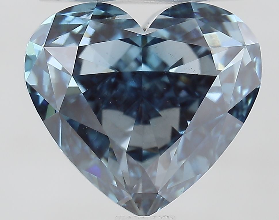 Loose Diamond - HEART 2.51ct Fancy Intense Blue VS2: Loose Diamond - HEART 2.51ct Fancy Intense Blue VS2 Source: This is a real non-mined Diamond that has been grown in a lab Shape: HEART Carats: 2.51 Color: Fancy Intense Blue Certification: IGI Video: