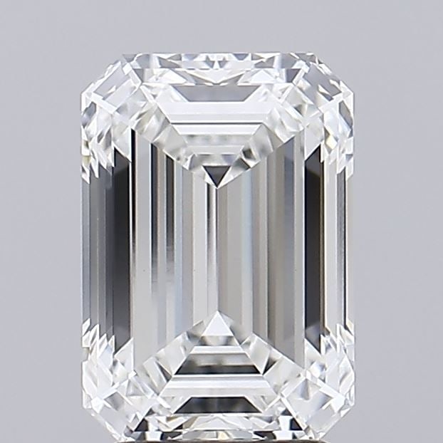Loose Diamond - EMERALD 3.36ct F VVS2: Loose Diamond - EMERALD 3.36ct F VVS2 Source: This is a real non-mined Diamond that has been grown in a lab Shape: EMERALD Carats: 3.36 Color: F Clarity: VVS2 Certification: GIA Video:
