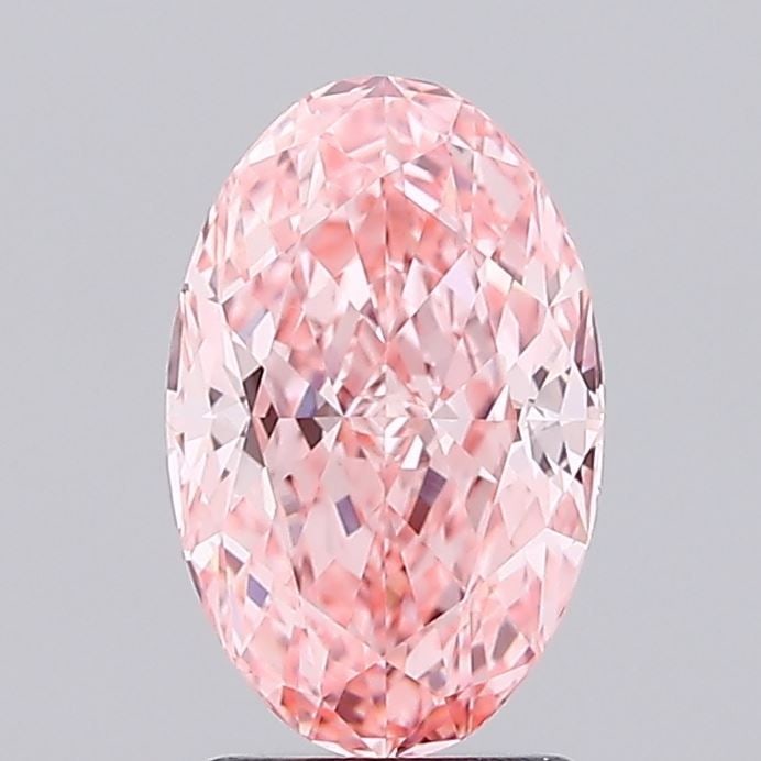 Loose Diamond - OVAL 2.03ct Fancy Vivid Pink VVS2: Loose Diamond - OVAL 2.03ct Fancy Vivid Pink VVS2 Source: This is a real non-mined Diamond that has been grown in a lab Shape: OVAL Carats: 2.03 Color: Fancy Vivid Pink Certification: IGI Video:
