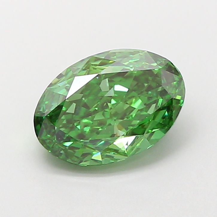 Loose Diamond - OVAL 2.59ct Fancy Vivid Green VVS2 (1 of 1)