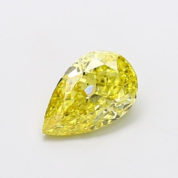 Loose Diamond - PEAR 1.0ct Fancy Vivid Yellow VS2: Loose Diamond - PEAR 1.0ct Fancy Vivid Yellow VS2 Source: This is a real non-mined Diamond that has been grown in a lab Shape: PEAR Carats: 1.0 Color: Fancy Vivid Yellow Certification: IGI Video: