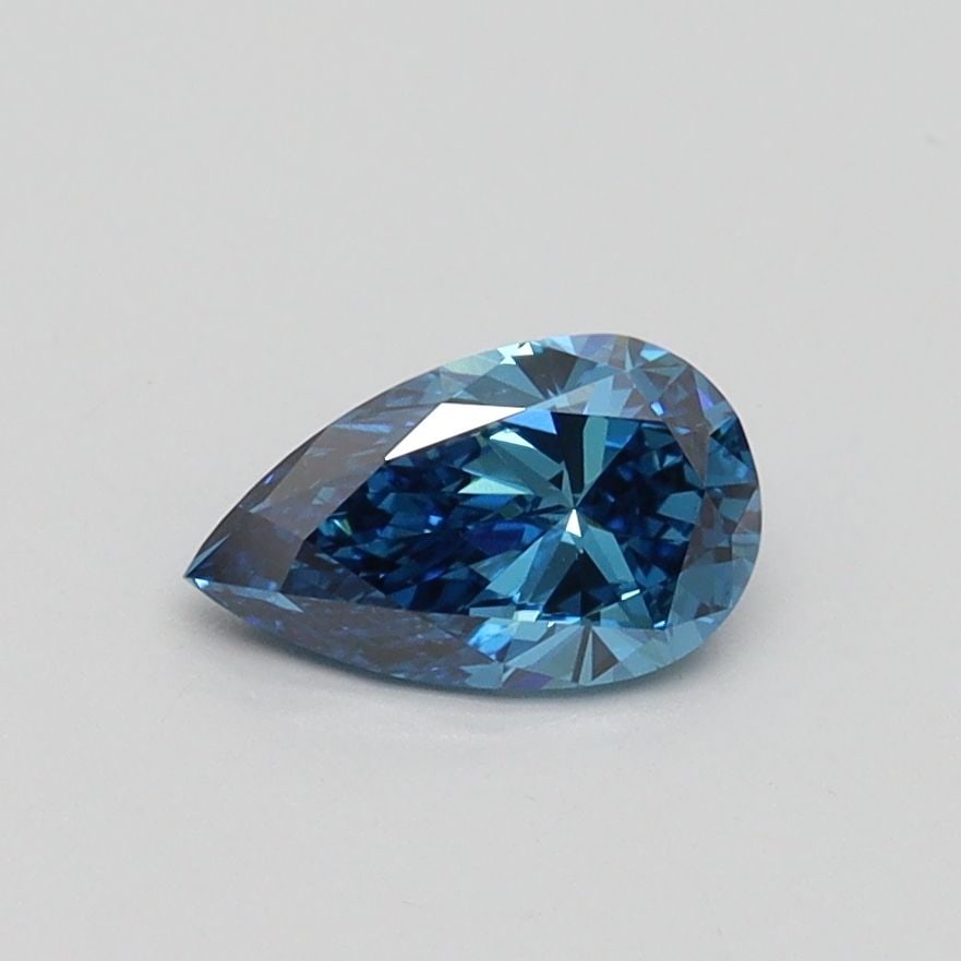 Loose Diamond - PEAR 0.5ct Fancy Vivid Blue VS2 (1 of 1)