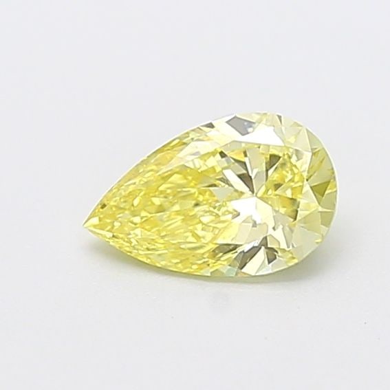 Loose Diamond - PEAR 0.69ct Fancy Intense Yellow VVS2: Loose Diamond - PEAR 0.69ct Fancy Intense Yellow VVS2 Source: This is a real non-mined Diamond that has been grown in a lab Shape: PEAR Carats: 0.69 Color: Fancy Intense Yellow Certification: IGI Vide