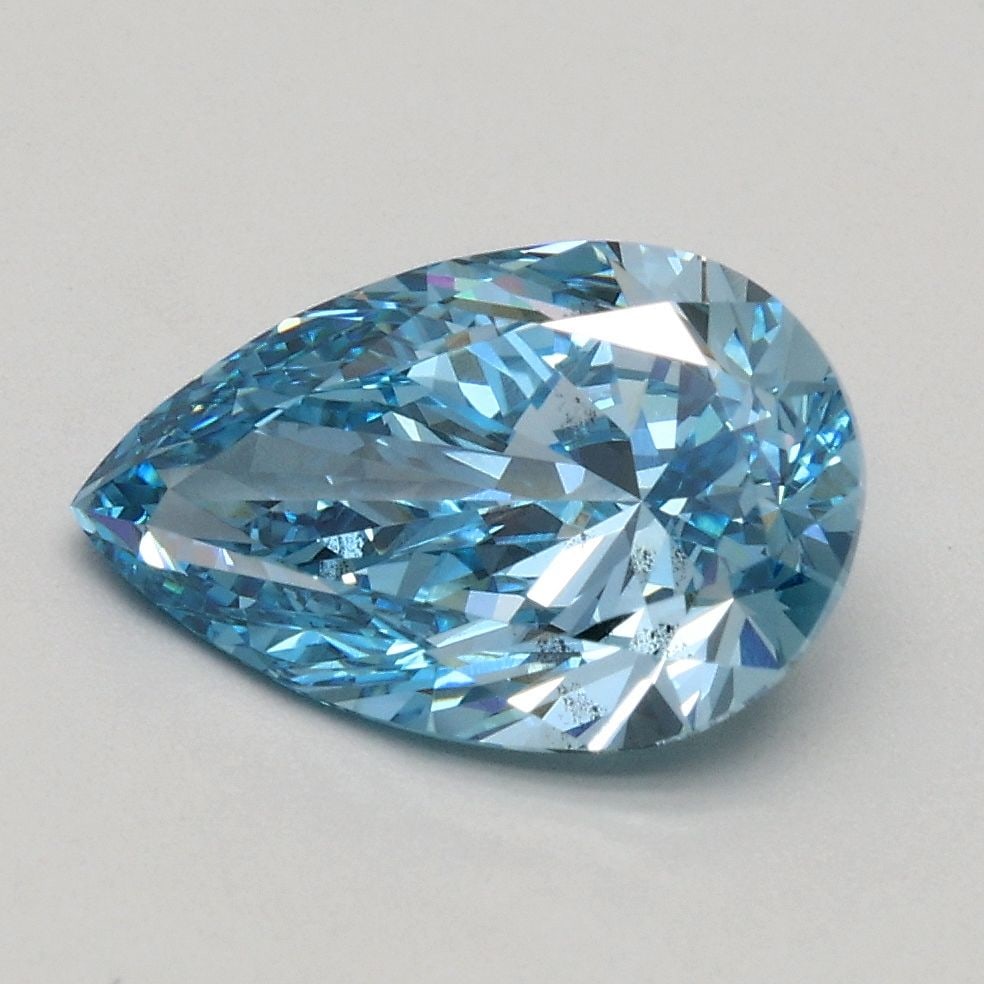 Loose Diamond - PEAR 1.5ct Fancy Vivid Blue SI1 (1 of 1)