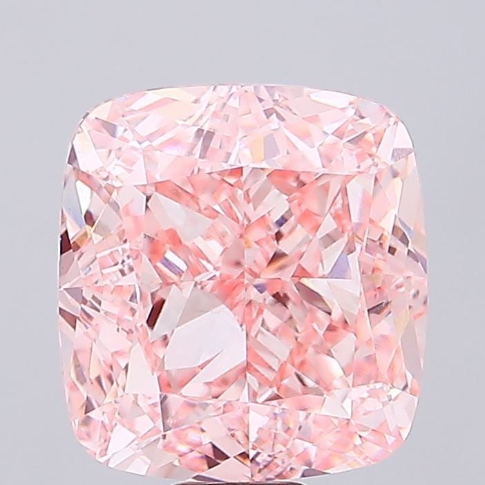 Loose Diamond - CUSHION MODIFIED 25.0ct Fancy Intense Pink VS1: Loose Diamond - CUSHION MODIFIED 25.0ct Fancy Intense Pink VS1 Source: This is a real non-mined Diamond that has been grown in a lab Shape: CUSHION MODIFIED Carats: 25.0 Color: Fancy Intense Pink Cert