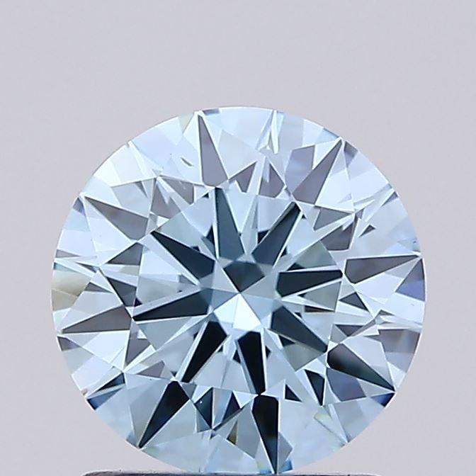 Ideal Loose Diamond - ROUND 1.42ct Fancy Vivid Blue VS2: Ideal Loose Diamond - ROUND 1.42ct Fancy Vivid Blue VS2 Source: This is a real non-mined Diamond that has been grown in a lab Shape: ROUND Carats: 1.42 Color: Fancy Vivid Blue Certification: IGI Video