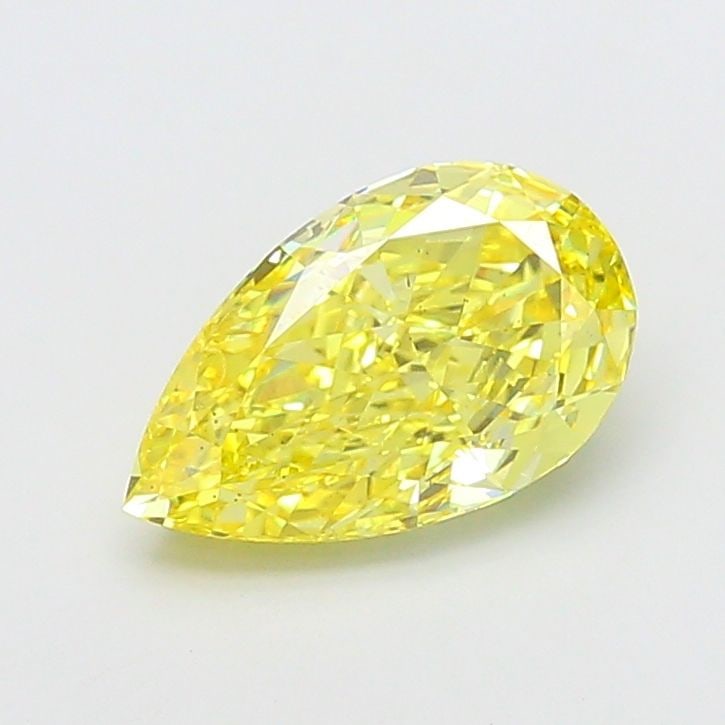 Loose Diamond - PEAR 5.12ct Fancy Intense Yellow VS2: Loose Diamond - PEAR 5.12ct Fancy Intense Yellow VS2 Source: This is a real non-mined Diamond that has been grown in a lab Shape: PEAR Carats: 5.12 Color: Fancy Intense Yellow Certification: IGI Video